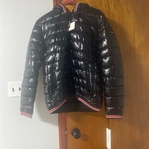Calvin Klein Shiny Black Puffer Jacket